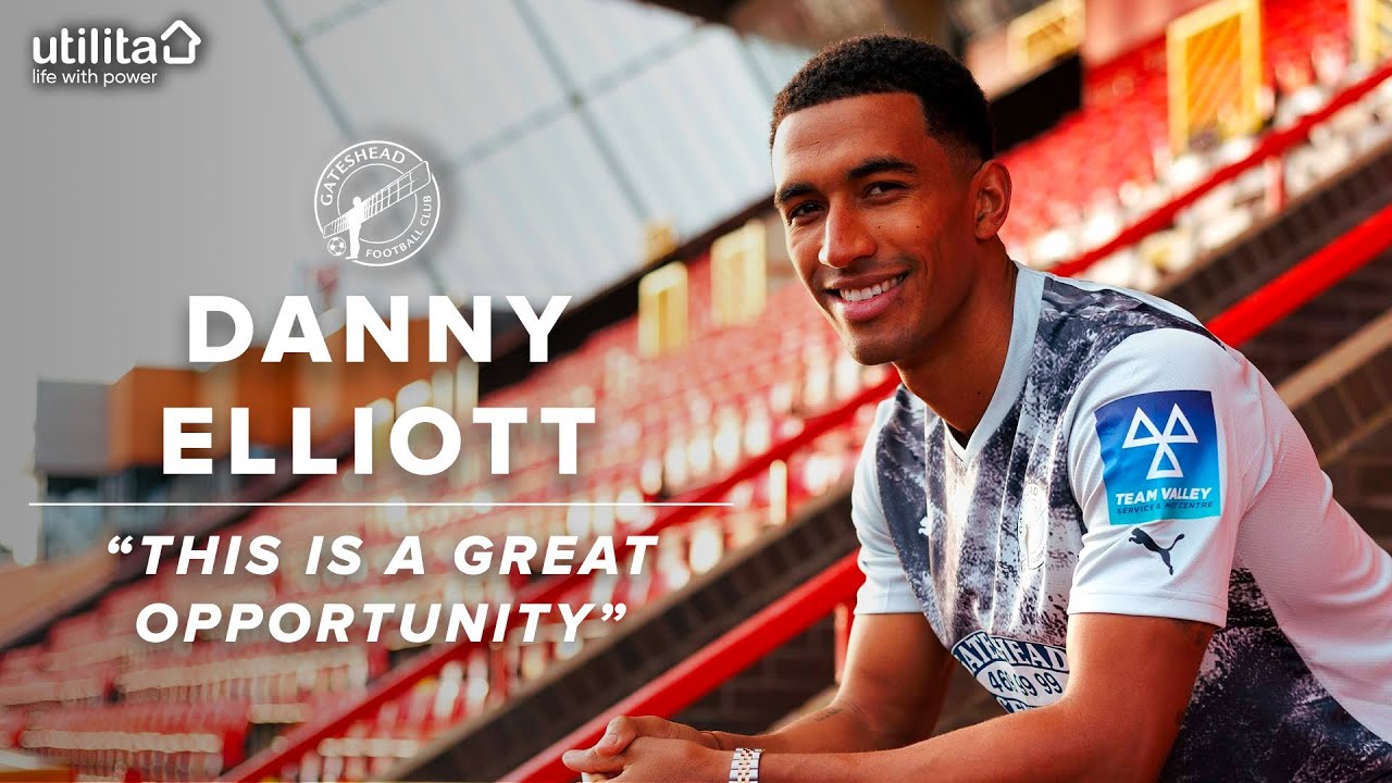 🗣 “This is a great opportunity” | Danny Elliott on joining Gateshead | FIRST INTERVIEW