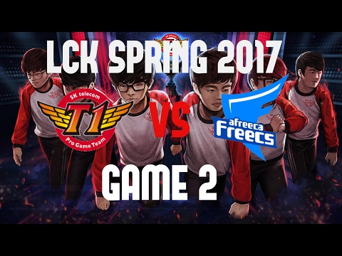 Highlights Afreeca Freecs vs SKT Game 2 LCK Spring 2017