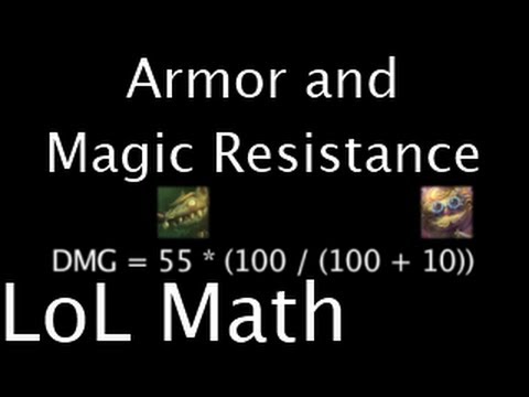 LoL Math - Armor and Magic Resistance