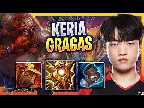LEARN HOW TO PLAY GRAGAS SUPPORT LIKE A PRO! | T1 Keria Plays Gragas Support vs Rell!  Season 2023