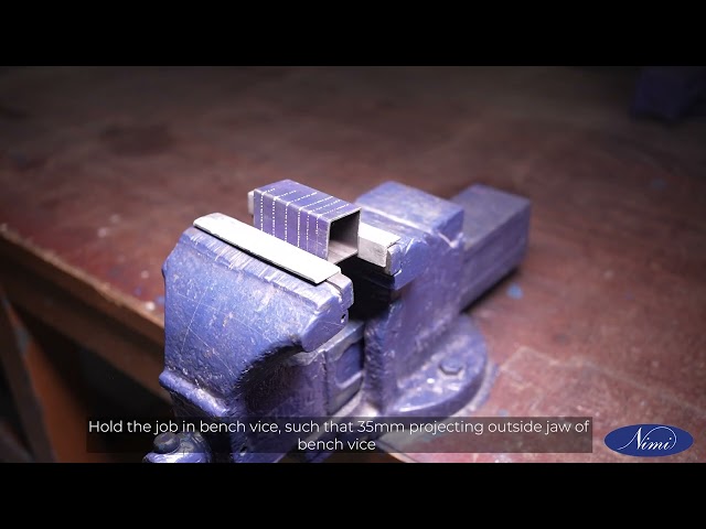 Filing and Hacksawing on M.S. square and pipe