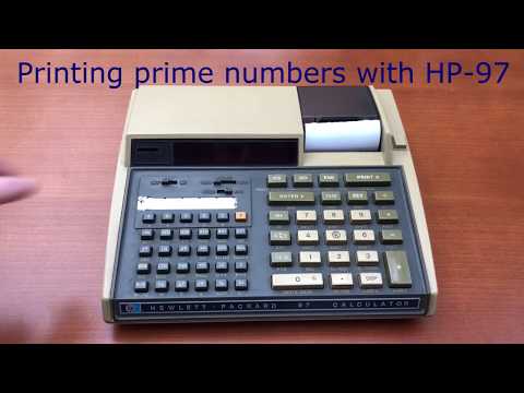 PPNW #10/12 - Printing prime numbers with HP-97 || Casio.ledudu.com