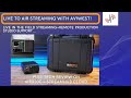 LIVE To Air With AviWest Air320 Field Demo StreamHub Cloud