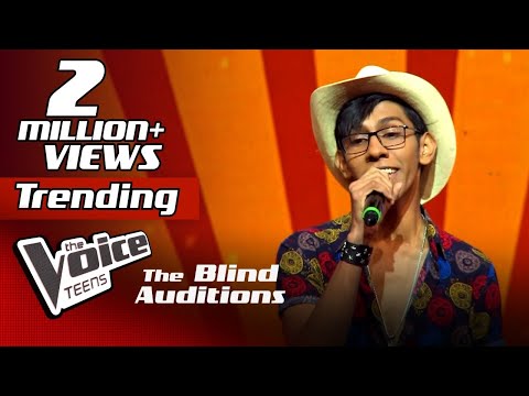Siyum Sandeep | Ape Punchi Badapu (අපේ පුංචි බැදපු) | Blind Auditions | The Voice Teens Sri Lanka
