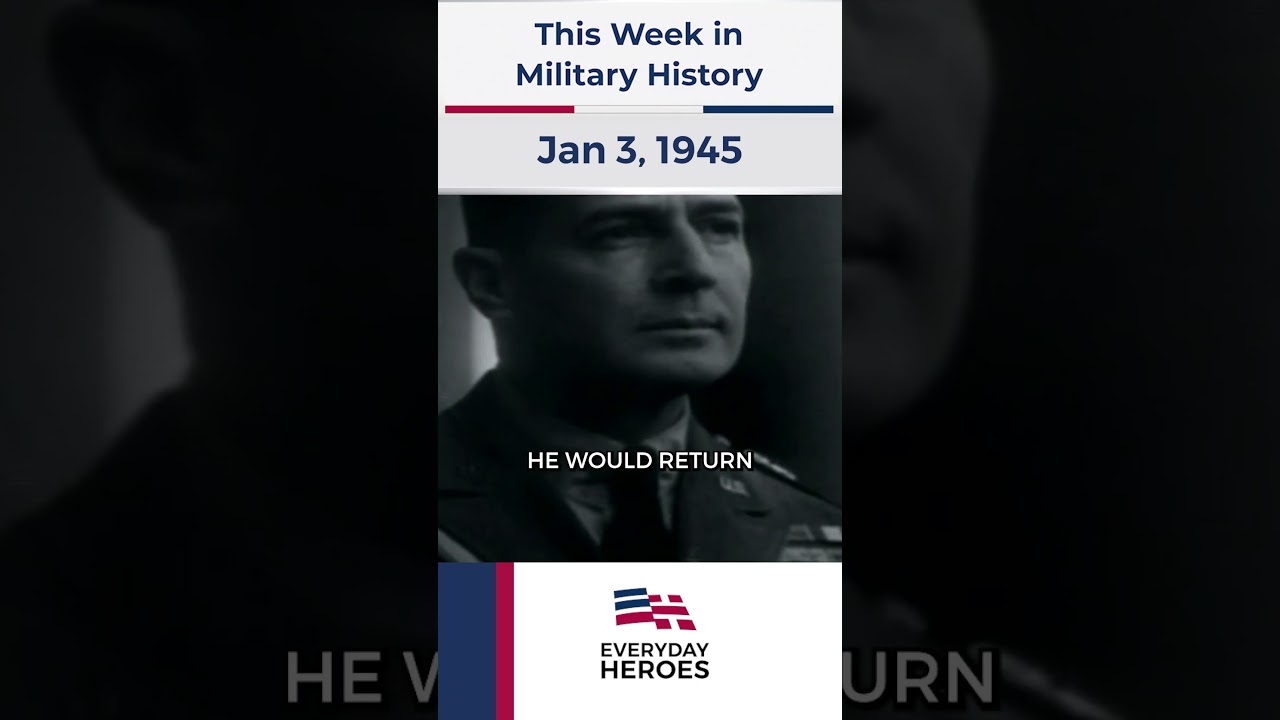 General Douglas MacArthur was placed in command of all U.S. ground forces on January 3rd, 1945