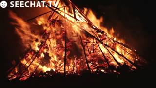 preview picture of video 'Funkenfeuer Fasnet - Ursaul bei Stockach am Bodensee, 09.03.2014'