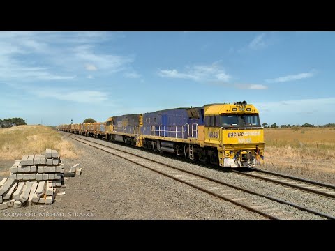 5MP2 Pacific National Steel Train (23/12/2021) - PoathTV Australian Railways
