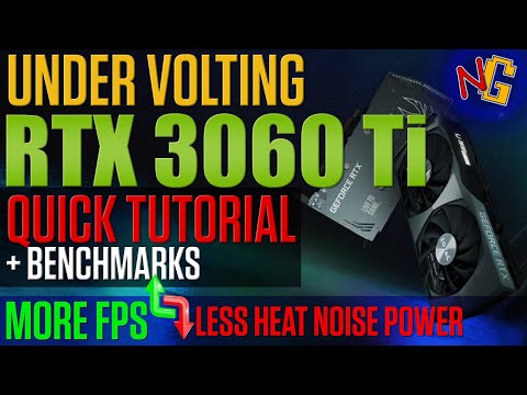 RTX 3060 Ti Undervolting tutorial for more FPS less temps + benchmarks