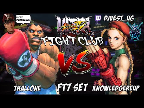 USF4 Fight Club - THALLone VS Knowledgereup FT7 Set