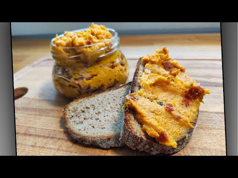 Süßkartoffelaufstrich Brotaufstrich Aufstrich Gemüse Vegetarisch gesund essen DIP