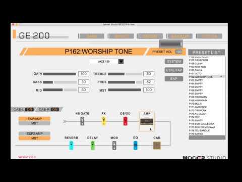 MOOER GE200 - DEEP AMBIENCE TONE