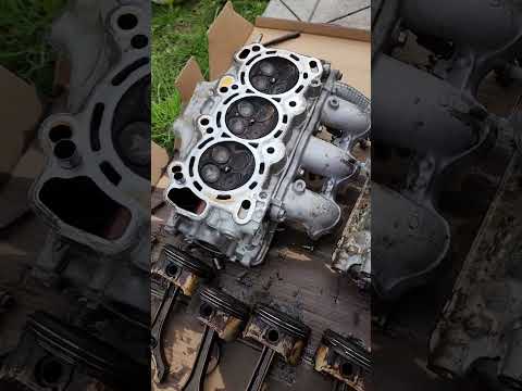 Acura TL J37 3.7L V6 engine teardown#fail #teardown #honda