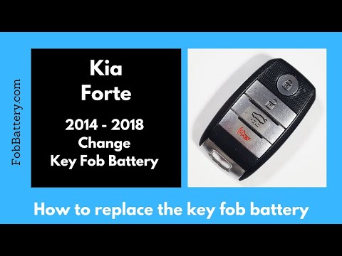 Kia Forte Key Fob Battery Replacement (2014 - 2018)