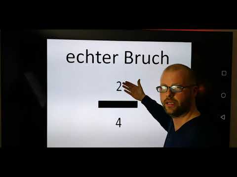 Bruchrechnen echter Bruch unechter Bruch gemischte Zahl Stammbruch Grundlagen #Bruchrechnen