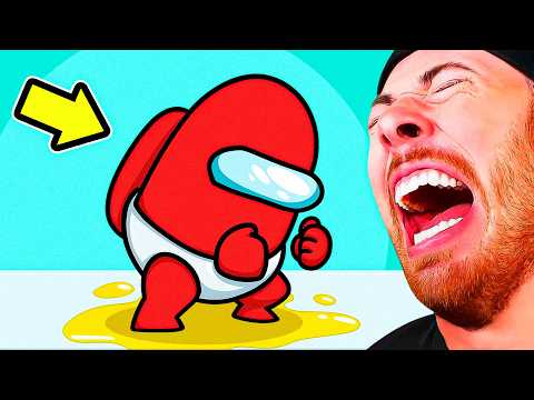 Funny Among Us Animations! Try Not To Laugh