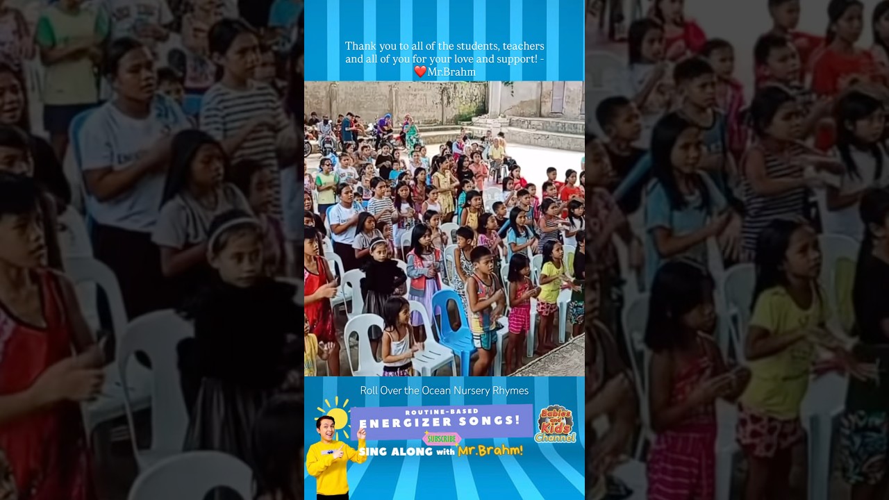 Roll Over the Ocean Nursery Rhymes #shorts #school #nurseryrhymes #songsforkids