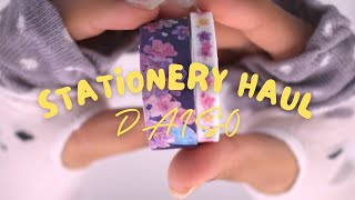 stationery haul from daiso | kawaii washi tapes, stickers, & more
