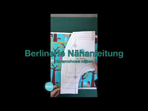 DIY Nähanleitung: Haremshose nähen