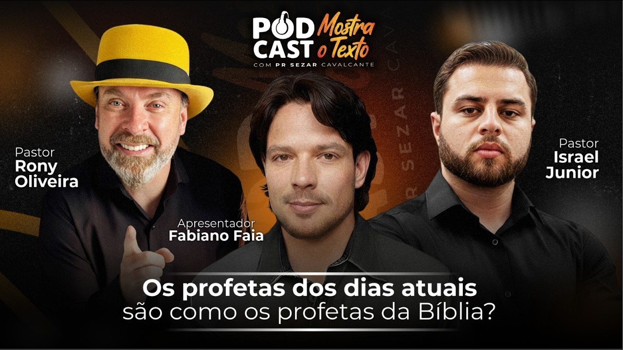 OS PROFETAS DOS DIAS ATUAIS SÃO COMO OS PROFETAS DA BÍBLIA? PR. RONY, PR. ISRAEL E PR FAIA -13/02/26