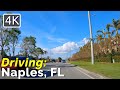 4K Driving In Naples Florida Goodlette Frank Rd Pine Ridge Rd October 2022