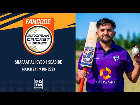 POTM: S.Ali Syed - SIK vs SSD | Highlights | FanCode ECS Sweden | 9 June 2023 | ECS23.439