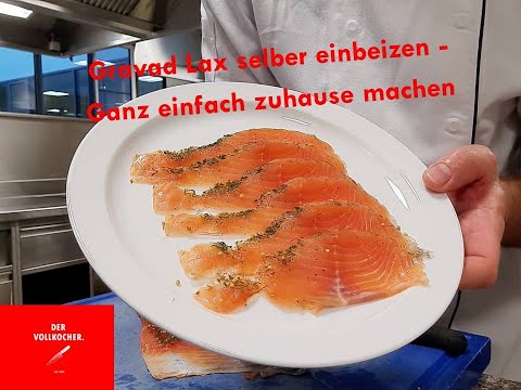 Gravad Lax selber einbeizen - ganz einfach zu hause selber machen