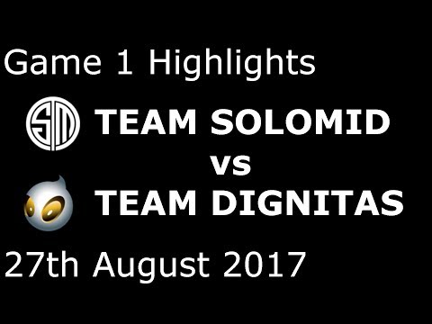 TSM vs DIG Game 1 Highlights 2017 NALCS SUMMER SPLIT PLAYOFFS SEMIFINAL #2
