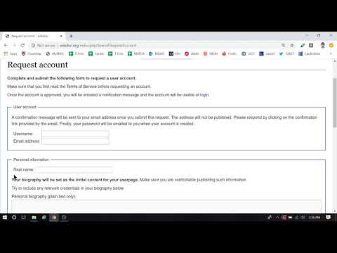 How to Request a WikiDoc Account