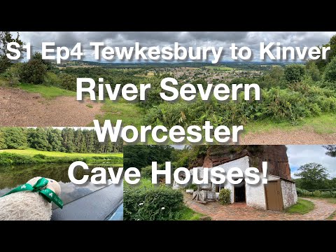 Narrowboat Expats Ep4 Tewkesbury to Kinver, River Severn and Kinver Rock Houses