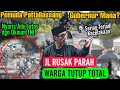 VIRAL ️JALAN DITUTUP WARGA KRN RUSAK PARAH HEBOH KRN HAMPIR BERKELAHI GUBERNUR ️Jl Pattallassang