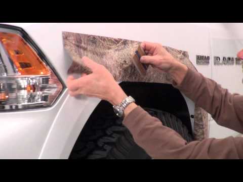 Mossy Oak Graphics Fender Flare Kit Wheel Accent Camo Installation Instructions