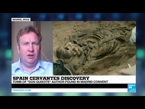 SPAIN - Tomb of Don Quixote author Cervantes discovered in Madrid