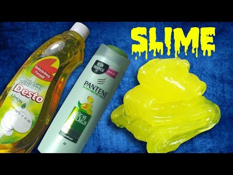 Tutkalsiz Borakssiz Pofuduk Slime Nasil Yapilir Slaym Desto Bulasik Deterjani Ve Pantene Ile