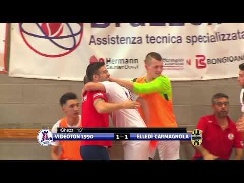 3°G | Videoton - Elledì Carmagnola  2-4 | highlights | calcio a 5 serie B | stagione 2018-19