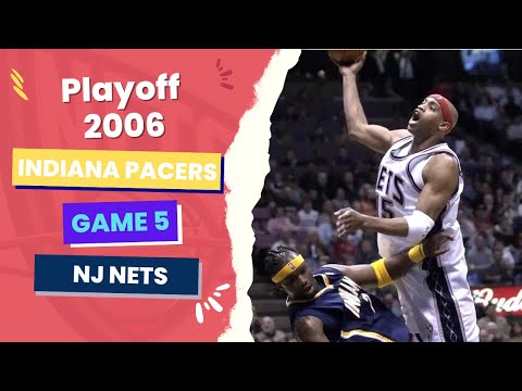 Indiana Pacers vs. New Jersey Nets, NBA Playoff 2006, G5, Full Game