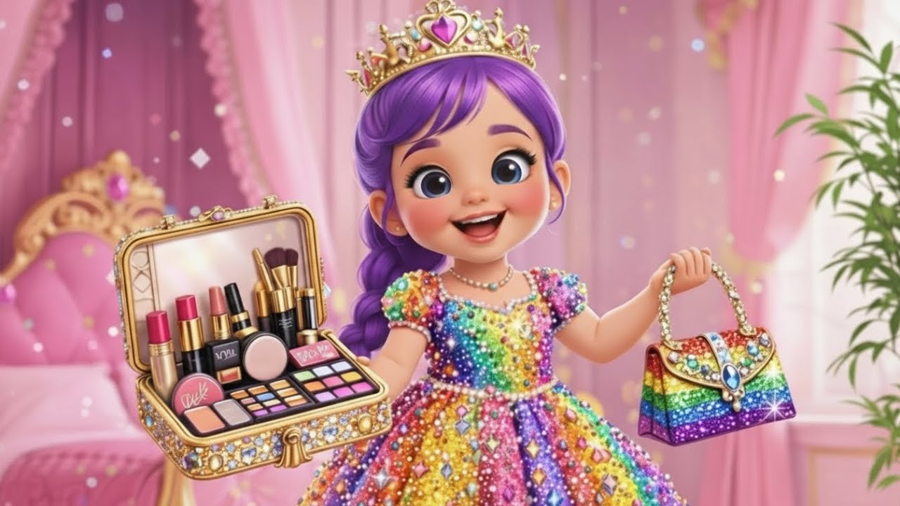 OMG! Baby Rumi Milo Makeup for the First Time And Walking The Catwalk ✨💖