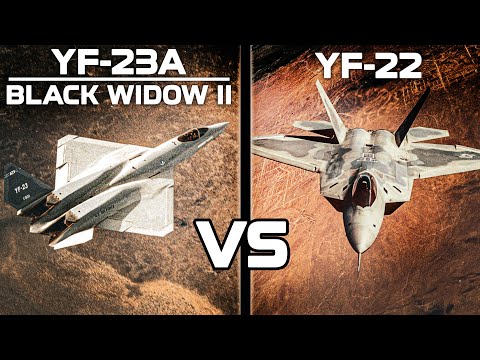 YF-23 Black Widow II Vs YF-22 Raptor | Advanced Tactical Fighter | Digital Combat Simulator | DCS |