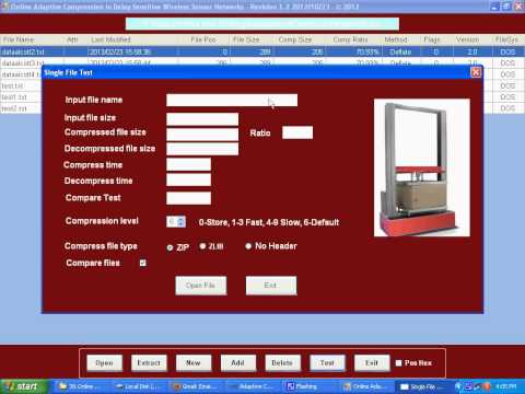 Online Adaptive Compression in Delay Sensitive Wireless Sensor Networks