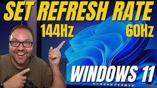 How to Set Monitor Refresh Rate in Windows 11