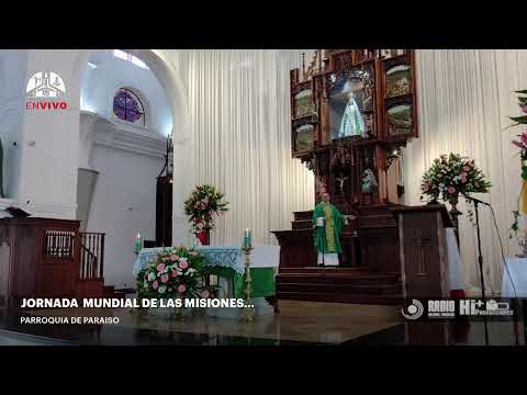 Santa Eucaristía desde el Templo Parroquial de Paraíso