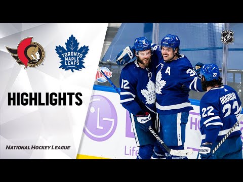Senators @ Maple Leafs 4/10/21 | NHL Highlights