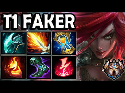 T1 Faker KATARINA MID vs LUCIAN - Patch 10.25 Ranked Korea ✅