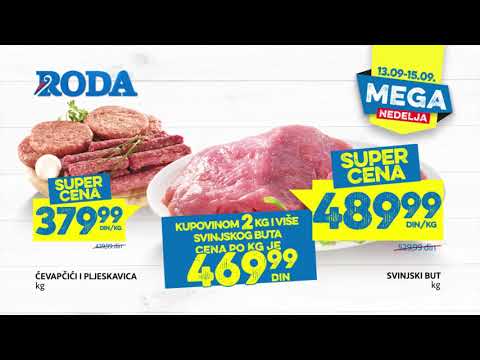 Roda | Mega nedelja 13.09 - 15.09.2019.