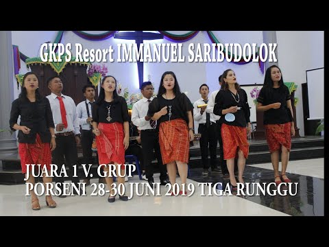 Vocal Grup HOLONG NI JESUS MANGGOMGOM - JUARA 1 PORSENI 28-30/06/2019 TIGA RUNGGU