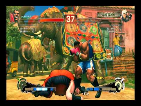 SSF4 AE PC Ranking Match realvocalist rufus lucky game 2