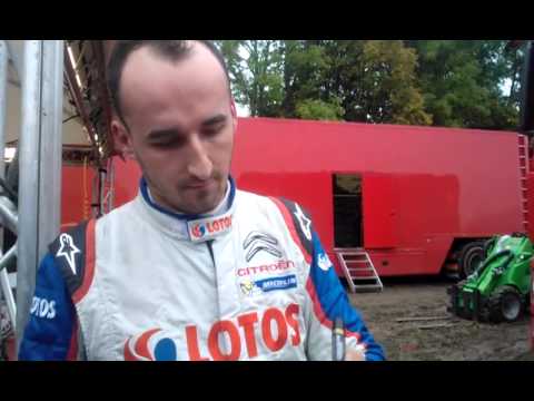 Robert Kubica - serwis - Rajd Polski 2013