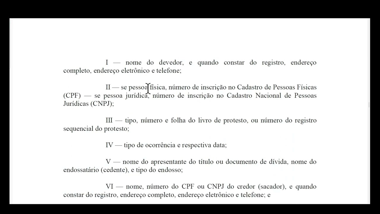 SERP (6ª PARTE) PROTESTO - CENPROT Art 257 ao 263