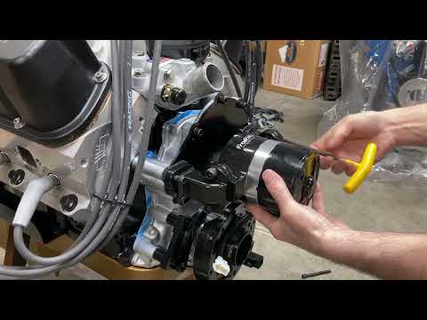 Lykins Motorsports Realtime Holley Frostbite SBF Electric Water Pump Install ASMR