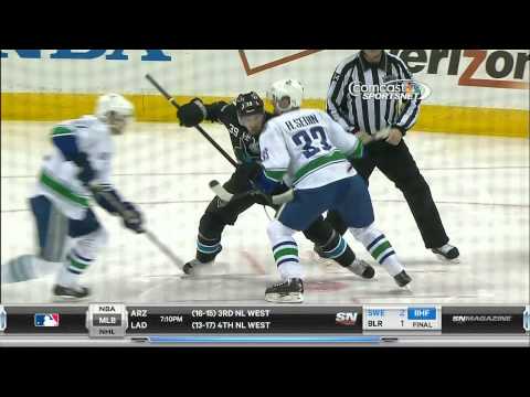 Bieksa Calls Out the Sharks for Diving 05/06/13 [HD]