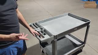 Harbor Freight Industrial Utility Cart Assembly & Review